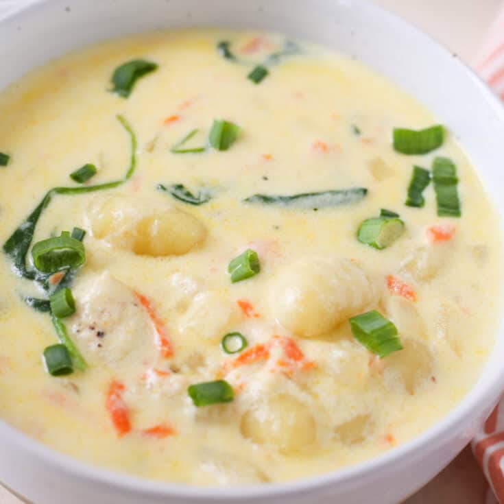 Creamy Chicken Gnocchi Soup