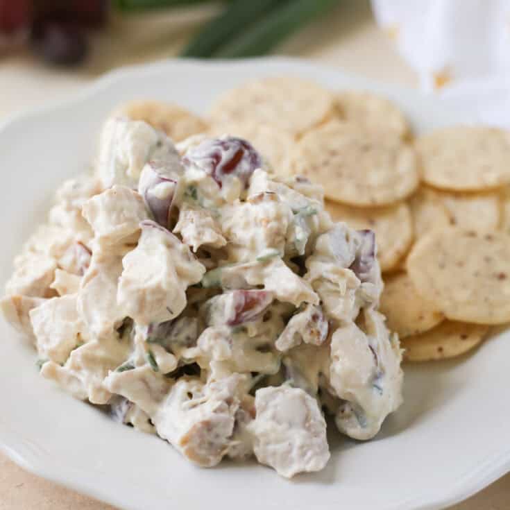 Chicken Salad with Grapes and Pecans