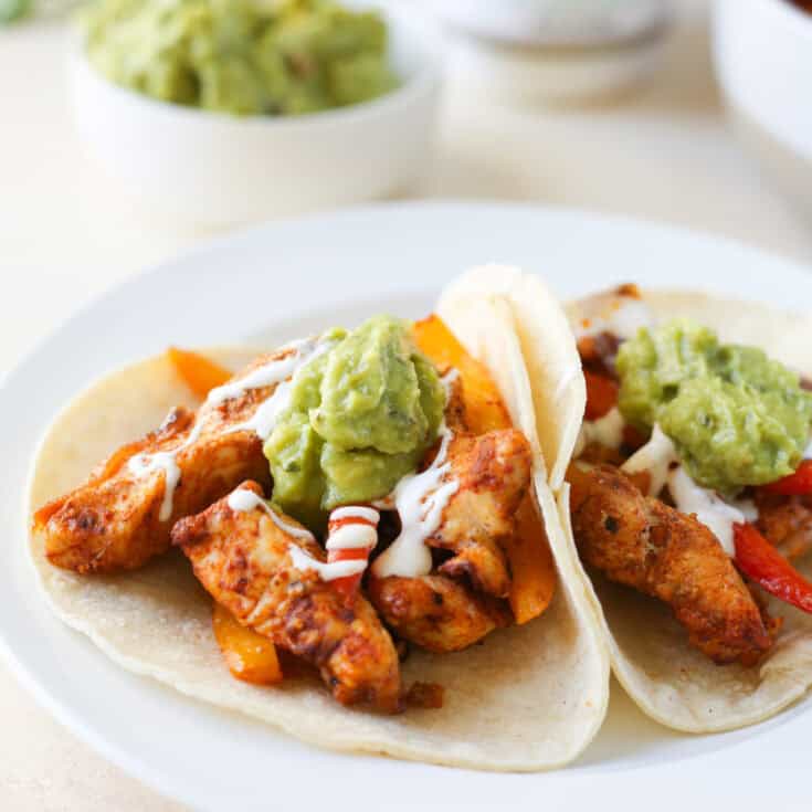 Sheet Pan Chicken Fajitas