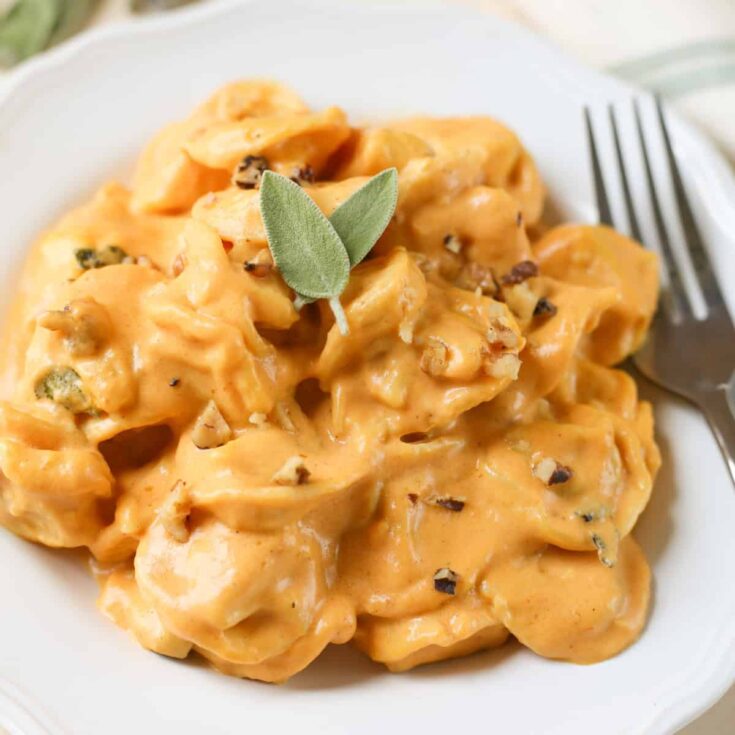Pumpkin Alfredo Tortellini
