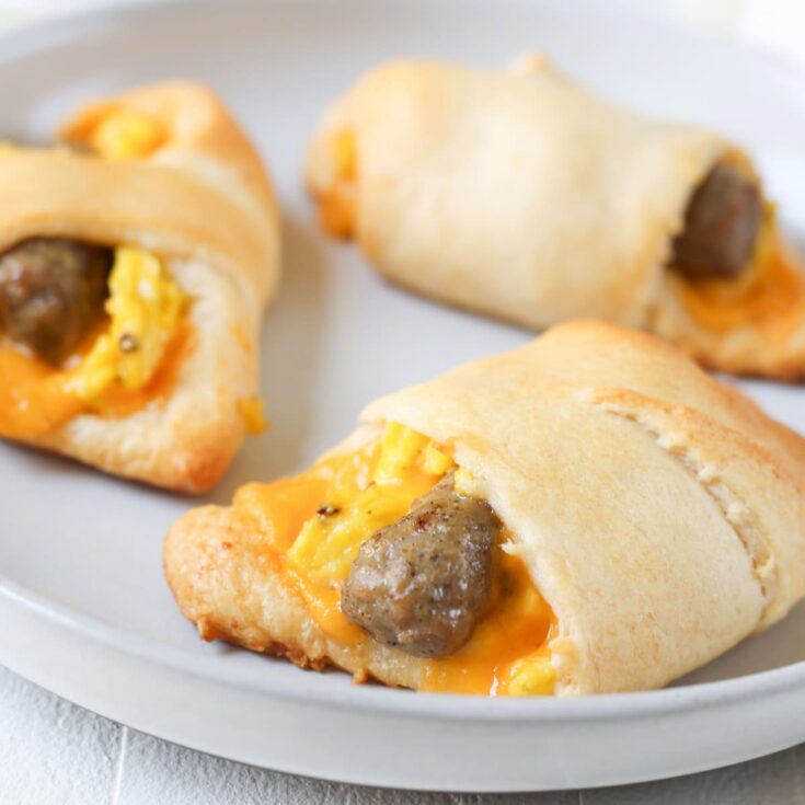 Sausage, Egg, and Cheese Crescents
