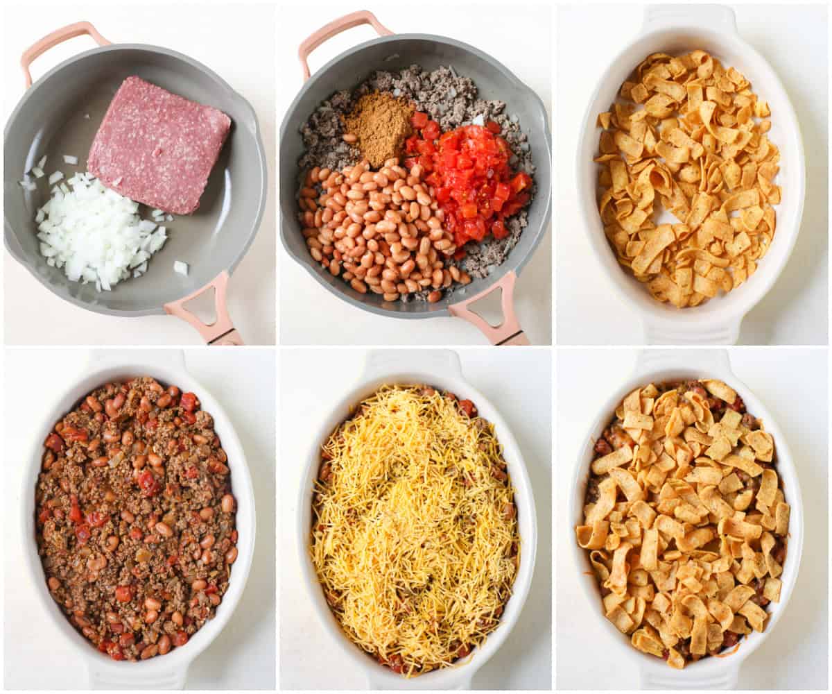 how to make walking taco casserole