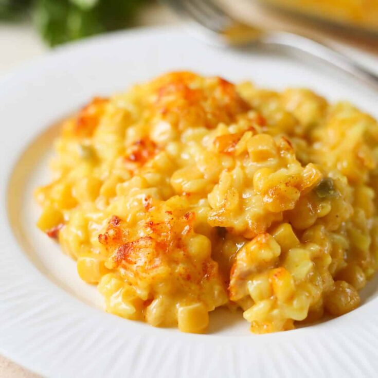 Cheesy Corn and Rice Casserole