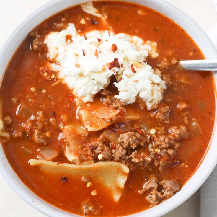 Lasagna Soup