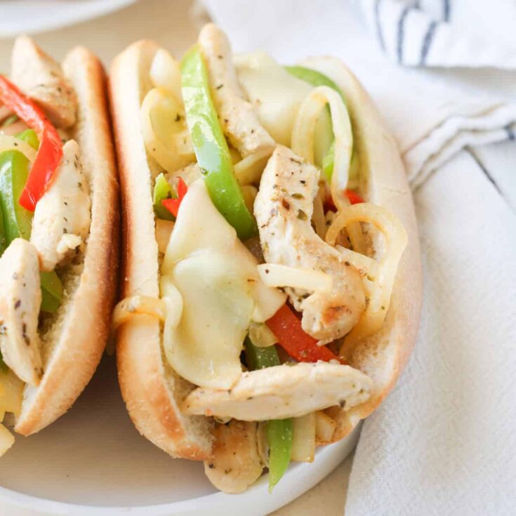 Chicken Cheesesteaks