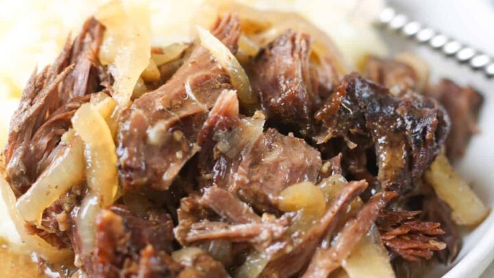 Slow Cooker French Onion Pot Roast