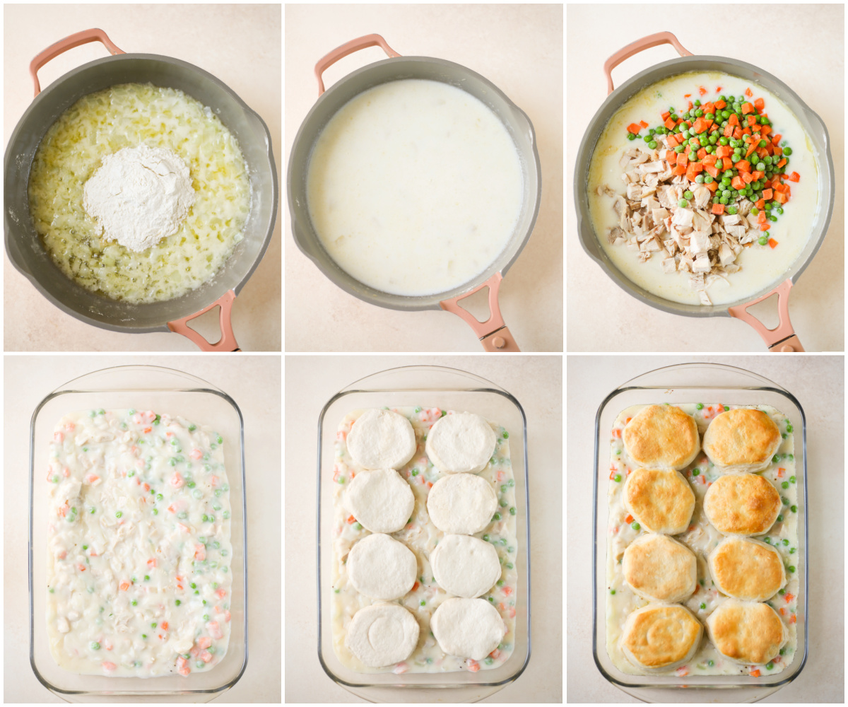 how to make chicken pot pie casserole